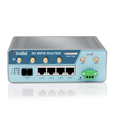SLK-R680 工业级5G CPE网关 带双SIM卡